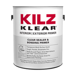 KILZ Klear Clear Flat/Matte Water-Based Alkyd Primer and Sealer 1 gal
