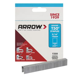 44404 #4 Heavy Duty Narrow Crown Staples - 9/16 Length - 5000 Count