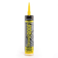 Sashco Through the Roof Black Synthetic Rubber Roof Repair Caulk 10.5 oz