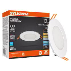 Sylvania TruWave White LED Canless Recessed Downlight 13 W