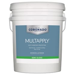 Benjamin Moore Coronado Semi-Gloss White Waterborne Exterior and Interior 5 gal