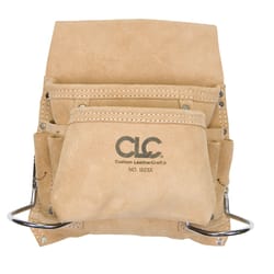 CLC 3 in. W X 12.5 in. H Suede Nail and Tool Pocket Apron 8 pocket Tan 1 pc