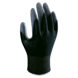 Atlas Unisex Indoor/Outdoor Coated Work Gloves Black/Gray M 1 pair