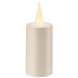 Xodus Innovations LED Ivory/Gray Votive Candle 3.85 in.