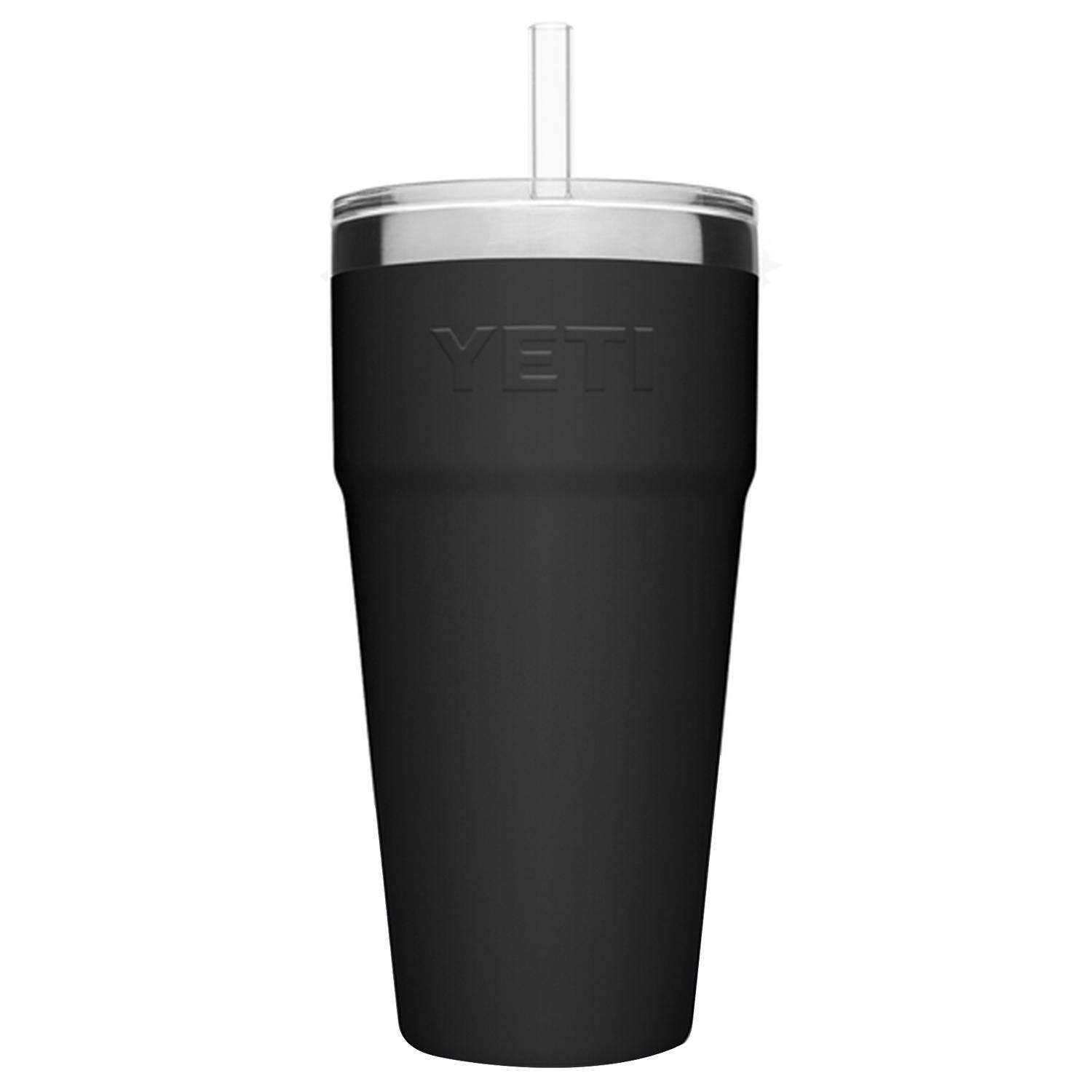 Rambler 26 oz Straw Cup Black - The Gadget Company