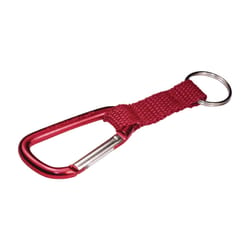 HILLMAN Steel Multicolored Carabiner with Strap Carabiner