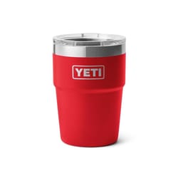 YETI Rambler 16 oz Rescue Red BPA Free Stackable Tumbler with MagSlider Lid