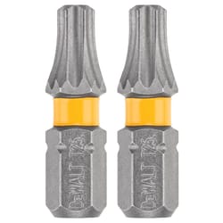 DeWalt Max Fit Torx #25 X 1 in. L Screwdriver Bit Set Steel 2 pk