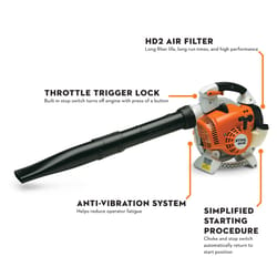 STIHL BG 86 166 mph 444 CFM Gas Handheld Leaf Blower