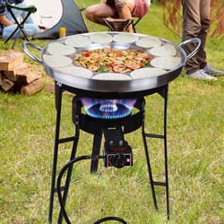 Bene Casa 1 Burner Liquid Propane Outdoor Cooker Black/Silver