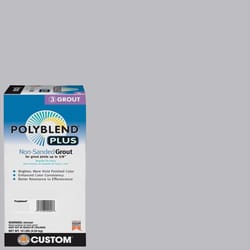 Custom Building Products Polyblend Plus Indoor and Outdoor Platinum Non-Sanded Grout 10 lb