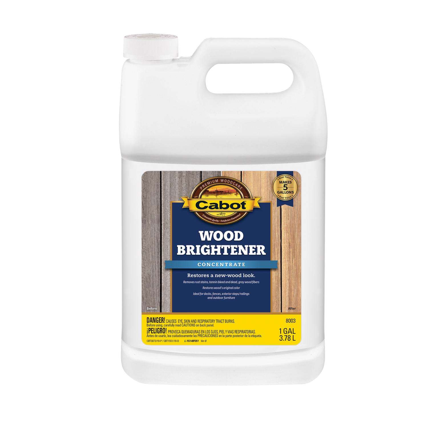 Cabot Wood Brightener Liquid 1 gal Ace Hardware