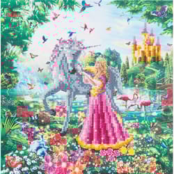 Crystal Art Craft Buddy The Princess and The Unicorn Craft Kit Multicolored