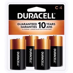 Duracell Coppertop C Alkaline Batteries 4 pk Carded