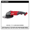 Milwaukee Tool 6087-30 Milwaukee 15 Amp 9 in. Large Angle Grinders with  Trigger Grip