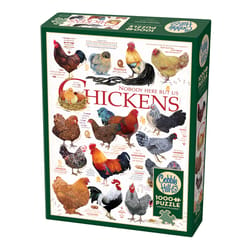 Cobble Hill Chickens Jigsaw Puzzle 1000 pc