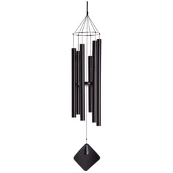 Music of the Spheres, Inc Pentatonic Mezzo Black Aluminum 38 in. Wind Chime