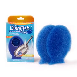 DishFish Non-Scratch Scrubber For All Purpose 2 pk