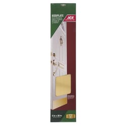 Ace 6 in. H X 30 in. L Brass Kickplate
