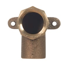 Elkhart 3/4 in. Solder X 3/4 in. D FIP Brass Drop Ear Elbow 1 pk