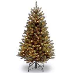 National Tree Company 4-1/2 ft. Full Incandescent 200 ct North Valley Spruce Christmas Tree