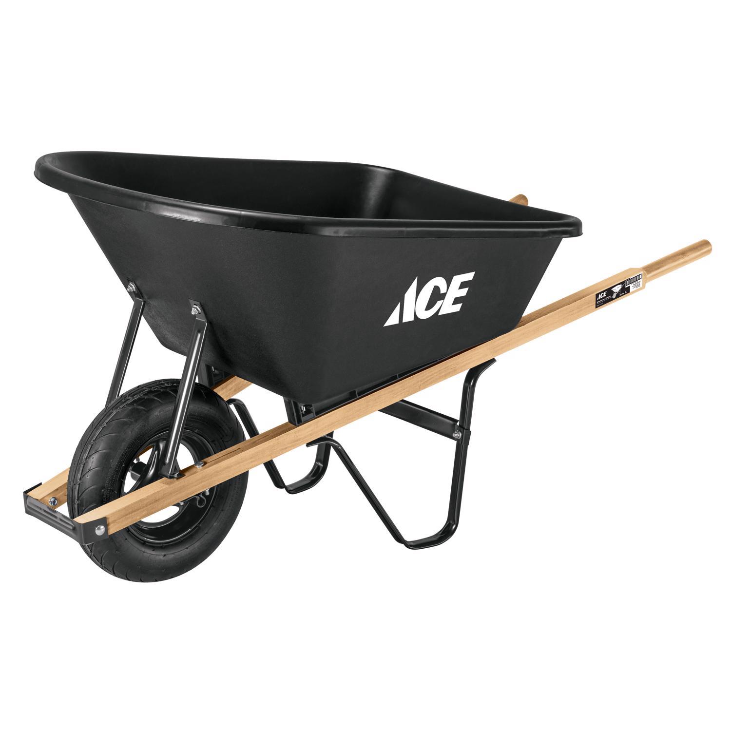 Gorilla Carts 5 Cu. Ft. Poly Yard Cart - Foley Hardware