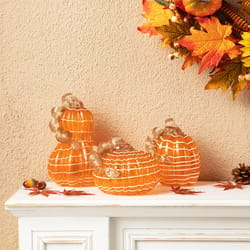 Glitzhome Pumpkin and Gourd Halloween Decor