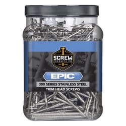 Screw Products EPIC No. 9 X 2.5 in. L Star Trim Screws 1 lb 92 pk