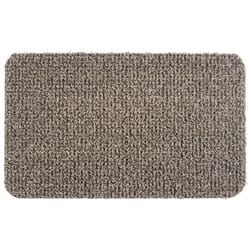 GrassWorx Clean Machine 24 in. W X 36 in. L Taupe Flair AstroTurf Door Mat