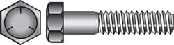 HILLMAN 1 in. D X 3 in. L Heat Treated Zinc Steel Hex Head Cap Screw 10 pk