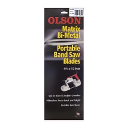 Olson 44.9 in. L X 0.5 in. W Bi-Metal Band Saw Blade 18 TPI Regular teeth 1 pk