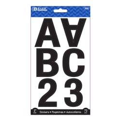 Bazic Products Alphabet and Numbers Stickers Paper 1 pk