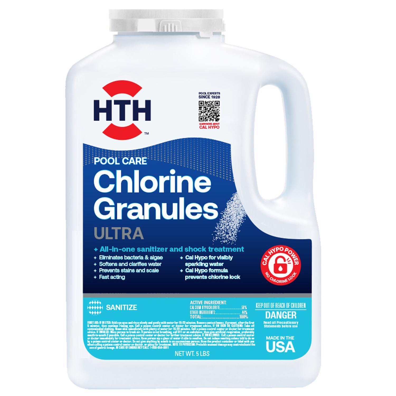 HTH Pool Care Ultra Granule Chlorinating Chemicals 5 Lb - Ace Hardware