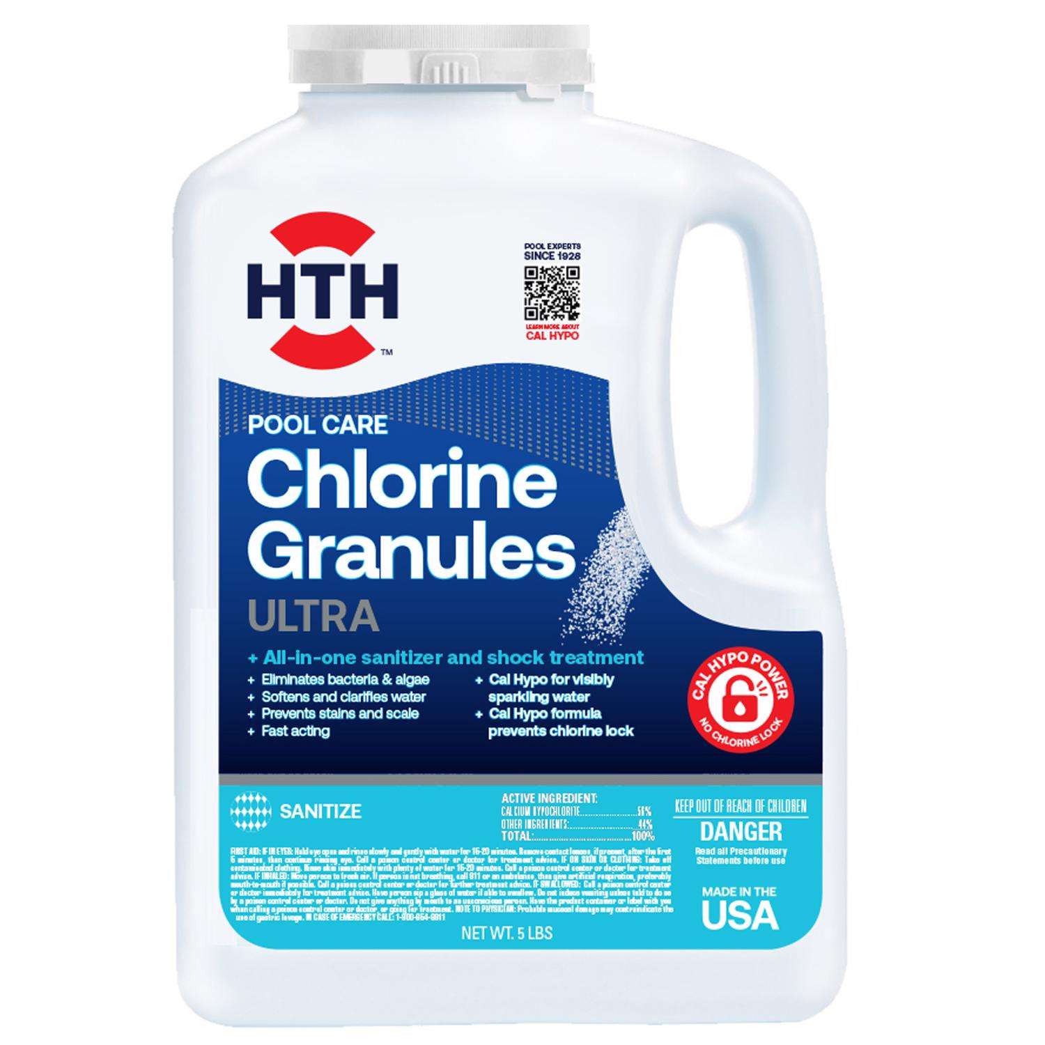 HTH Pool Care Ultra Granule Chlorinating Chemicals 5 lb Ace Hardware