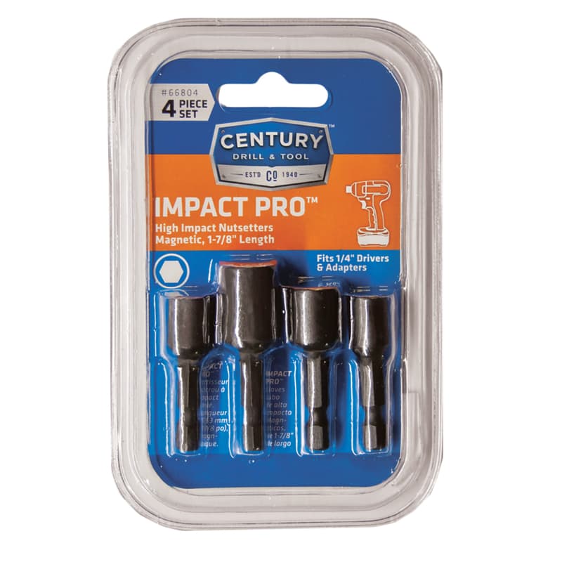 Century Drill & Tool Impact Pro 1/4 in. X 2-9/16 in. L High