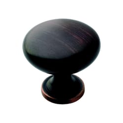 Amerock Allison Round Cabinet Knob 1-1/4 in. D 1-1/8 in. Oil Rubbed Bronze 1 pk