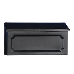 Architectural Mailboxes Windsor Plastic Wall Mount Black Mailbox