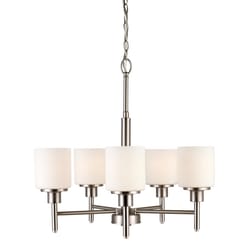 Design House Aubrey Satin Nickel 5 lights Chandelier