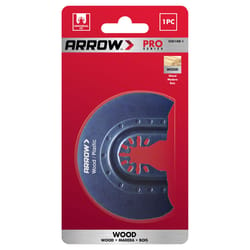 Arrow Pro 3-7/16 in. High Carbon Steel Semi-Circle Segment Blade Hardwood 1 pc