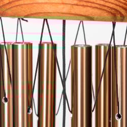 Wind River In Loving Memory Bronze Aluminum/Wood 18 in. Wind Chime