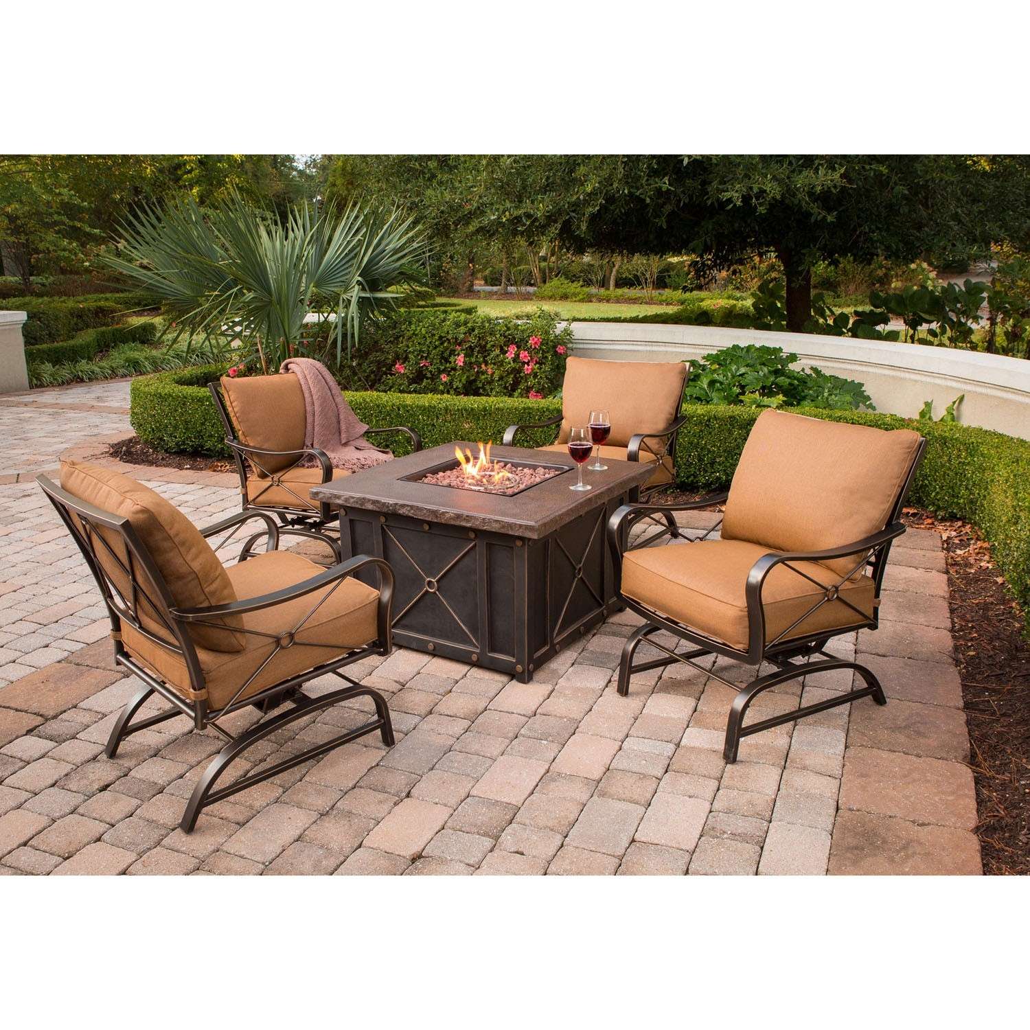 5 pc discount fire pit set