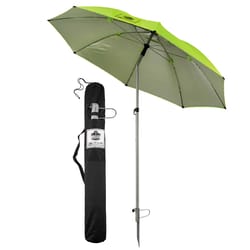 Ergodyne Shax 84 in. Tiltable Lime Sport Umbrella