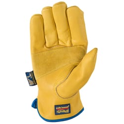 Wells Lamont Men's Heavy Duty Work Gloves Gold M 1 pair
