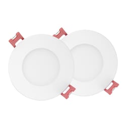 Globe Electric White 3 in. W Canless Recessed Downlight Kit 7 W