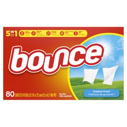 Bounce Outdoor Fresh Scent Wrinkle and Static Remover Sheets 80 sheet 80 pk