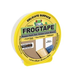 FrogTape 1.41 in. W X 60 yd L Yellow Low Strength Painter&#39;s Tape 1 pk