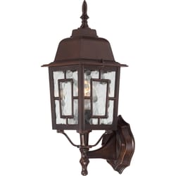 Nuvo Banyon Textured Bronze Switch Incandescent Lantern Fixture