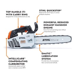 STIHL MS 194 T-Z 16 in. Gas Chainsaw Picco Micro Mini 3 PM3 3/8 in.