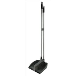 Superio Brand Plastic Stand-Up Long Handled Dustpan and Brush Set