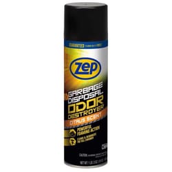 Zep Citrus Scent Garbage Disposal Cleaner 19 oz Foam